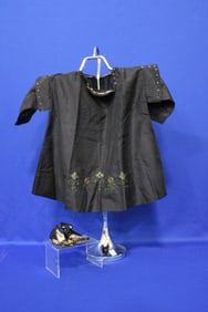 Antique Silk Child's Chinese / Oriental Dress & Shoes
