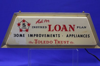 Toledo Trust Light Up Sign