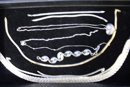 Sterling Jewelry Necklace Chains & Bracelets