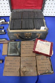 Several Boxlots of Antique Magic Lantern Glass Slides