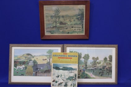 Grandma Moses Prints & Moses Story Book