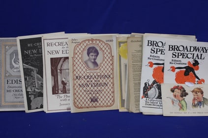 Edison Re-Creations Pamphlets & Catalogs