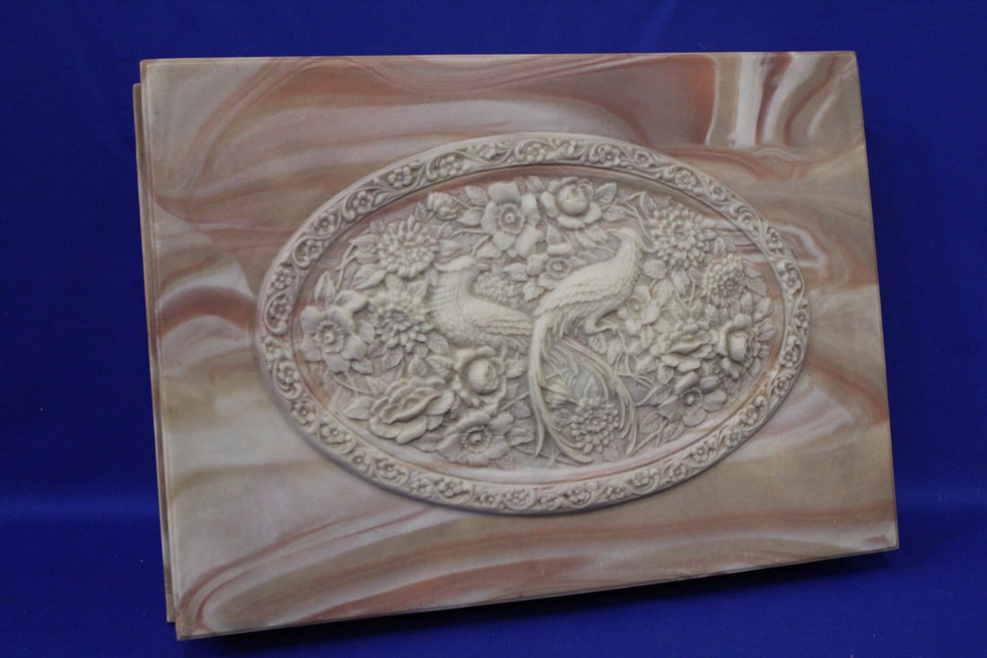 Marble / Incolay Stone Jewelry Box (1 of 2)