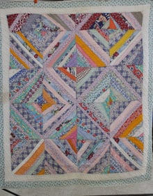 Court House Square Feed Sack Quilt