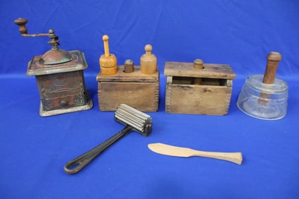 Group Primitive Butter Presses & More