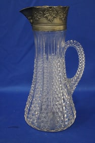 19th-Early 20th C Blown Glass Claret / Jug