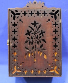 Black Forest Carved Spice Box w/ Drawers