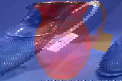 NOS Vintage w/ Tag Fenton Cranberry Pitcher