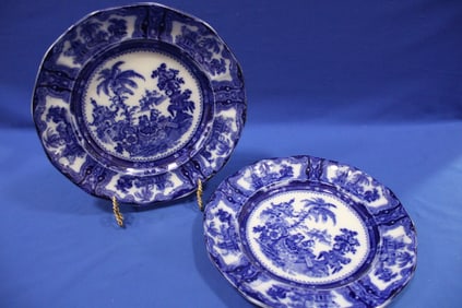 Kyber Flow Blue Dinner Plates