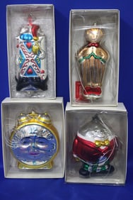 Vintage 1995 Oversize Christmas Ornaments Dept 56