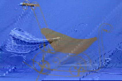 Wicker Baby / Doll Sleigh