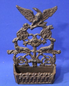 Cast Iron Wall Hanger w/ American Eagle