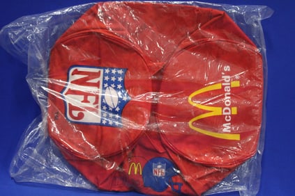 RARE 1990s McDonald's NFL Canvas Tote Bag