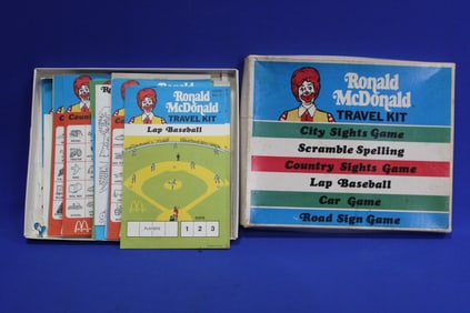 1974 Ronald McDonald Travel Kit / Game in O/ Box