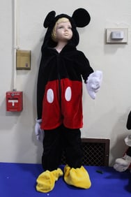 1990s Mickey Mouse Child's Velvet Costume