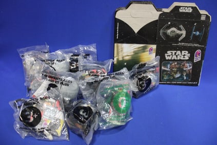 1996 Taco Bell Star Wars Toys & Boxes NOS