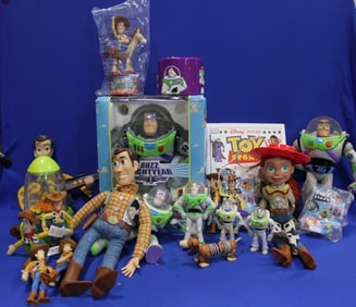 Large Group of Toy Story Buzz Lightyear Toys