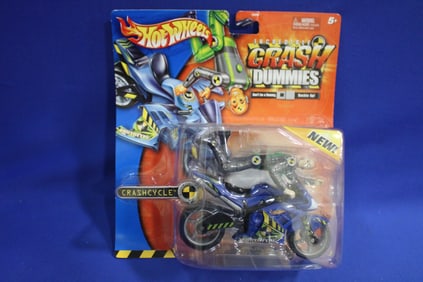 2003 Hot Wheels Crash Dummies Crashcycle NOS