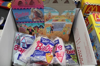 1991 McDonald's Happy Meals Barbie Set Inc. Boxes
