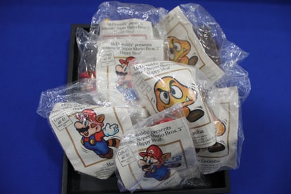 1989 McDonalds Super Mario Bros Toys, NOS