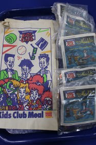 Burger King 1992 Aladdin Toys NOS & Kids Meal Bags