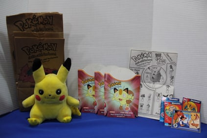 1999 Pokémon Plush Products / Mats, Fries, etc.