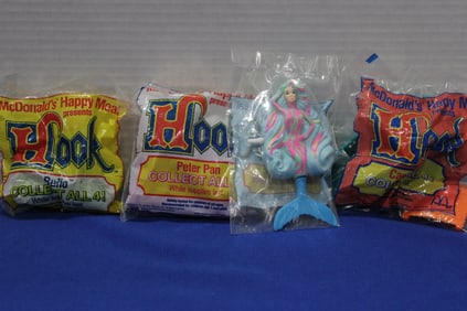 1991 McDonald's Happy Meals Hook / Peter Pan NOS