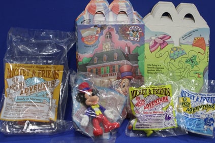 McDonald's Epcott Adventures Set + Boxes NOS