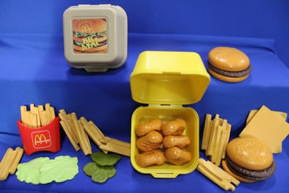 1980-90s McDonald's Happy Meal Play Food