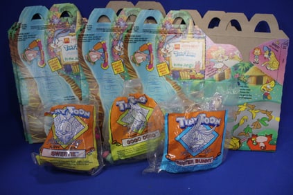 1991 McDonald's Tiny Toon Toys w/ Boxes NOS