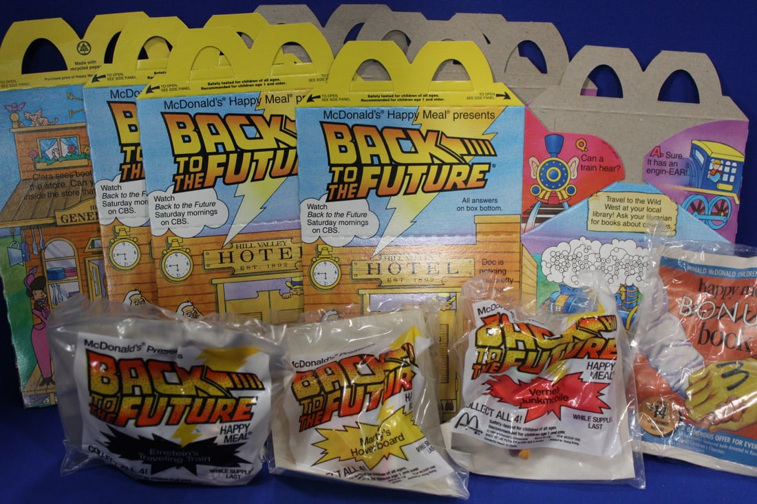1991 McDonald's Back to Future Toys & Boxes NOS (1 of 1)