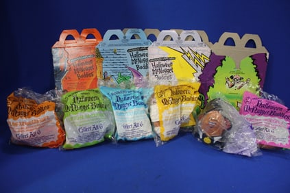 1996 McDonald's McNugget Halloween & Boxes NOS