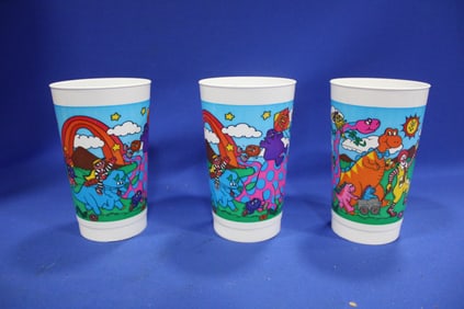 1992 McDonald's Plastic Drinking Cups, NOS