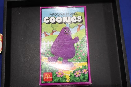 1987 McDonaldland Grimace Cookie Box - Empty