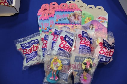 1991 McDonald's Barbie Complete Set w/ Boxes NOS