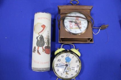 Holly Hobbie Clocks & Candle