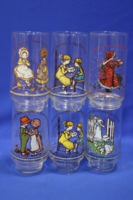 1970 Holly Hobbie Limited Edition Coke Glasses NOS