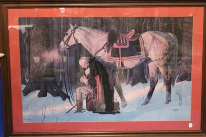 Oversized Washington Prayer at Valley Forge