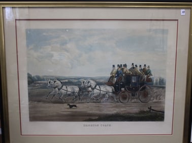 Brighton Coach Lithograph