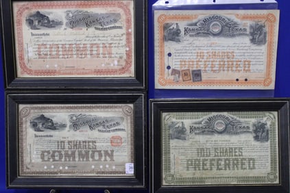 Missouri Kansas & Texas Railway Stocks