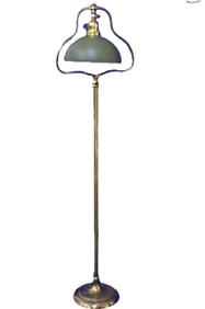 Handel Floor Lamp w/ Iced Moss Green Shade