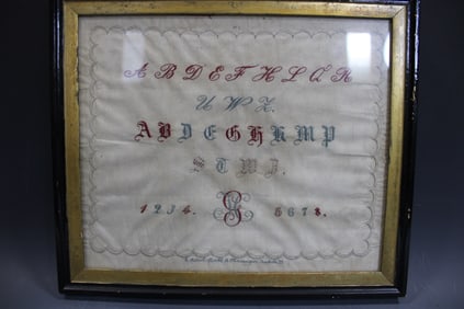 Monogramed Sampler