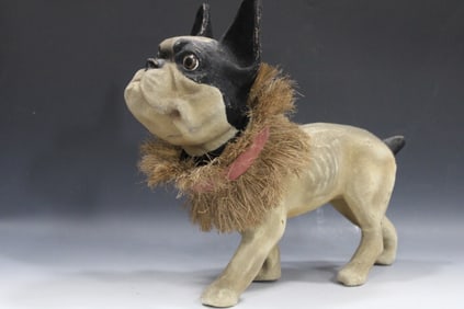Paper Mache French Bulldog Nodder