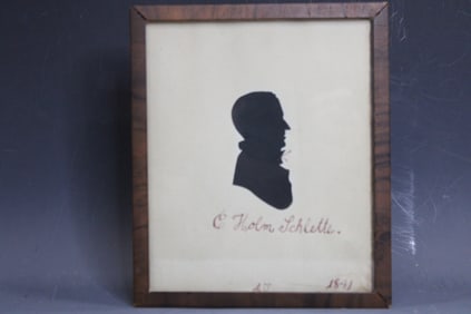 1841 Identified Gentleman Sitter's Silhouette