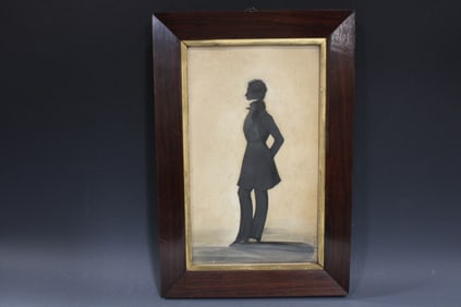 1830s WC / Ink Silhouette of Gentleman