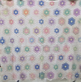 Grandma's Flower Garden Quilt