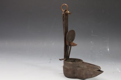 Double Grease Lamp w/ Hanger
