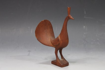 Pennsylvania Dutch Carved Peacock