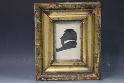 1840s Silhouette Portrait of Gentleman