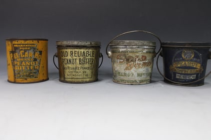 Vintage Peanut Butter Tins